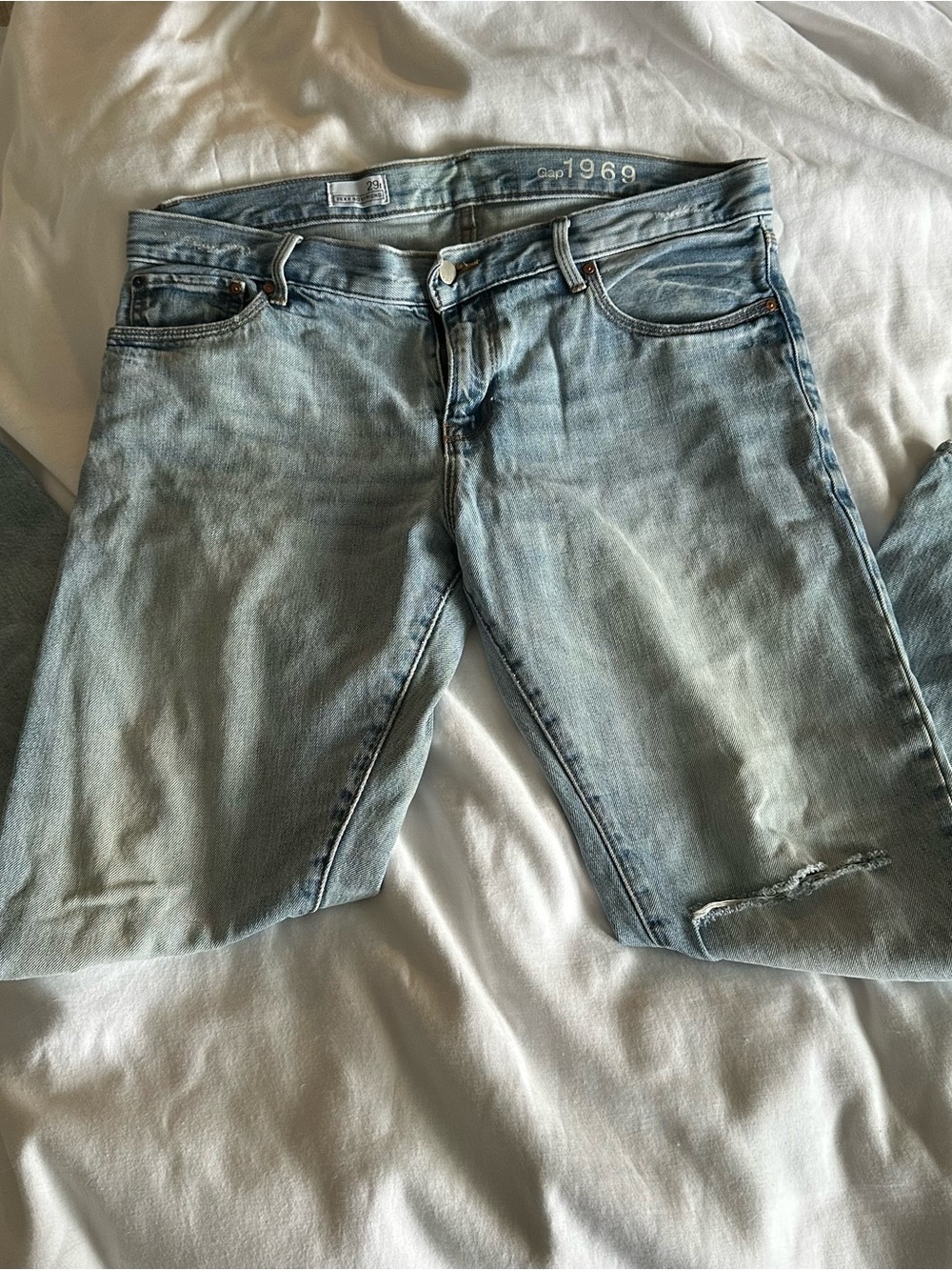 Light Wash Boyfriend Jeans